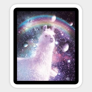 Rainbow Llama - Llama Spirit Sticker